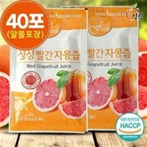 싱싱 빨간 자몽즙 40포 (알뜰포장), 100ml, 80개
