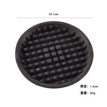 인사 커피필터/여과지 커피 드리퍼 스탠드 핸드 펀치 금속 필터 컵 프레임 홀더 종이 랙 스테인레스 스틸 기하학적 드립 컵 브래킷 안내, Round Mat