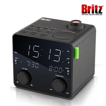 브리츠 BZ-CR3747P LED 특이한 소형 라디오 알람시계