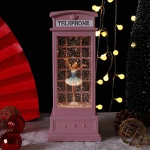 크리스탈오르골 발레 스핀 뮤직박스 불고 눈발이 날리다 소원 풍등 생일 결혼 장식 밤 3655396797, 전화기 정자 블루스커트 발레 (스핀