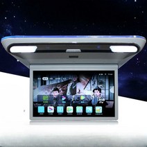 자동차 천장 모니터 티비 카니발 SUV 뒷좌석 화물차, A모델/15인치/베이지MP5+HDMI