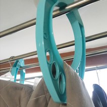 재미월드 초강력 담요 이불 빨래 매트 다용도 대형고정집게, 랜덤 4p세트