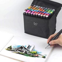 터치 트윈 마카펜 드로잉마카 디자인마카 미술재료, 48pcs