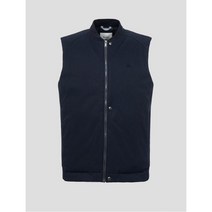 BEAN POLE 네이비 나일론 옥스포드 조직 구스 다운 집업 베스트