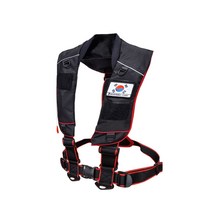 몬스터게임 자동팽창식 낚시구명조끼 MG-01 에드온, MG-01 에드온-베이직 (레드)