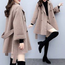 겨울 새로운 패션 정장 캐주얼 작은 치마 패딩 모직 코트 투피스 여성 XN