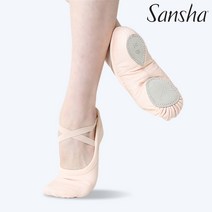 39E 산샤 수입 성인 무용 연습 천 발레 슈즈, 39E pink 8M(240mm)