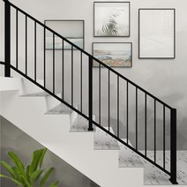 나무 원목 실내 우드 안전 난간대 손잡이 주택 계단 복층 2 3 층 단독 하우스, F타입(가로100CM 세로90CM)