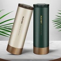 루첸 시그니처 카페 텀블러 500ml(1개) 이중스텐레스, 아이보리