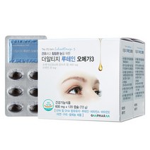 지엠팜 더알티지루테인오메가3 영양제, 60개입, 2개