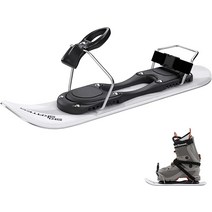 스키에이트 숏스키 스키플레이트 짧은 미니 스케이트 스노우블레이드 스키보드 아이스, 핑크 - 스키 바인딩