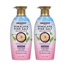 오가니스트 히말라야 핑크솔트 담은 샴푸 두피 스케일링, 500ml, 500g, 2개