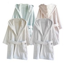 [송월타올]퓨어화이트 유아용 목욕가운 아동용가운, 핑크M, 상세설명 참조