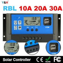 태양광 컨트롤러 충전기 태양전지 간편 50A 60A 80A 100A 태양열 충전 태양, 30a
