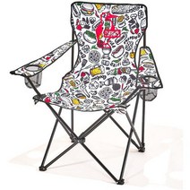 CHUMS 부비 이지체어 와이드 비비바베큐 Booby Easy Chair Wide CH62-1799 Z214 BBBQ [아웃도어 캠핑 의자], 단일
