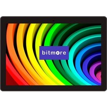 태블릿 부품 블랙 10.1 인치 bitmore 탭 1022 h 용량 성 터치 스크린 패널 수리 교체 예비 부품, 한개옵션1, 01 white touch screen