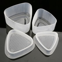 타코야끼 가정용 베이킹 문어 빵 기계 팬 메이커 4 개대 diy 스시 금형 주먹밥 식품, 하얀