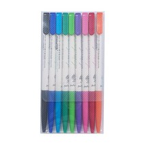 제노 0.38mm 9색 캐릭터 볼펜 세트 부드러운 필기감, 단품