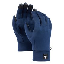 2223 버튼 파워 스트레치 스노우 보드 장갑 라이너 BURTON Power Stretch Glove Liner Dress Blue