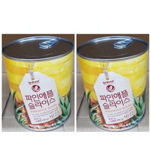 파인애플 통조림 슬라이스 850g x 2개 과일간식 간편한과일, 1개