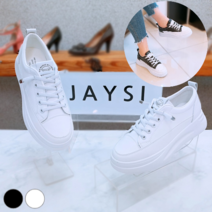 제이시 여자 키높이 벤딩 스니커즈 운동화 4cm K014