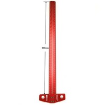 760mm 알루미늄 합금 T 형 구멍 눈금자 유리 특수 도면 광고 목공 교차 스 크라이 빙 마킹 게이지, 01 TS-600