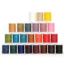 마이레더툴 가죽공예 폴리 왁스 폴리왁스사 24가지 칼라 *개당가격* 칼라선택, 140m, 4호(0.4mm)-다크그레이22