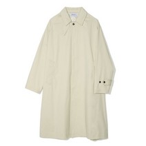 PARTIMENTO 발마칸 오버핏 코트 아이보리 Balmacaan Overfit Coat Ivory