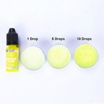 비누만들기 비누키트재미를 위한 10ML 수지 안료 양초 비누 DIY UV 에폭시 금형 쥬얼리 제작 용품 공예품, 13 Macaron Yellow