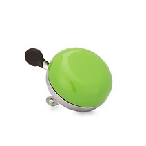 Kickstand Cycleworks 클래식 비치 크루저 딩동 자전거 벨 매트 블랙, Green