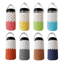 물병 보틀파우치 핸드메이드 텀블러파우치 투톤물병가방 350ml 500ml, 네이비