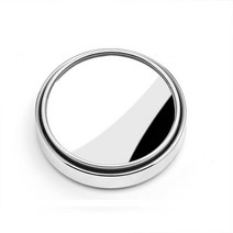 사이드미러보조거울 HYZHAUTO-HD 유리 자동차 사각 지대 거울 오토바이 360 도 조정 가능한 광각 백미러, 01 Silver Shell