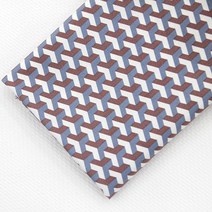 굿팡패브릭 면20수]북유럽기하학 건축-톤다운블루(8302153)