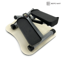 이디티씨 블랙스퀘어 스텝퍼매트 무소음스텝퍼 계단운동기구 걷기운동기구 50cm x 50cm x 2.3cm, 그레이