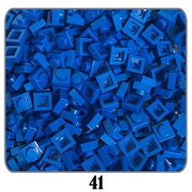 500 개/몫 100G 플레이트 1x1 빌딩 블록 MOC 부품 DIY 픽셀 아트 QR 코드 벽돌 모자이크 키즈 완구 52 색 호환, 41