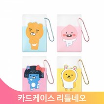 카드 보관 케이스 네오 명함 지폐 수납 보관 월렛 캐릭터 고리형 포켓