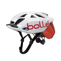 Bolle The One Base White Red 51-54cm 31586 Click-to-Fit Cycling Helmet, 1