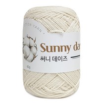 [니뜨] 써니데이즈실(10+1) (60g) [뜨개실도안제공], 01_아이보리