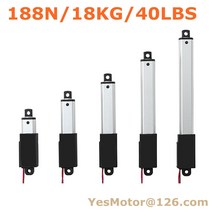 엑츄에이터 전기 모터 전공 소형 리프트 마이크로 선형 액추에이터 DC 맞춤형 188N 무료 6V 24V 50mm 100mm 150mm 신제품, 87.24V 50MM S 19.2N - 50mm str