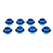 3-4pack 롤러 스케이트 휠 액세서리 센터 베어링 부싱 스페이서 8PCS 블루, 설명한대로, 푸른