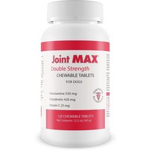 대형견용 조인트맥스 더블 스트렝스 츄어블 정제, 120 count