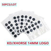 자동차키 스마트키자동차 키 에폭시 스티커 원격 배지 로고 50 개 14MM KEYDIY KD Xhorse VVDI JMD, 03 for peugeot, 03 for peugeot