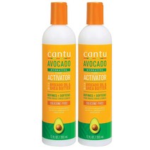 칸투 아보카도 하이드레이팅 컬 액티베이터 크림순수 시어 버터 355ml(12 oz) (2팩)