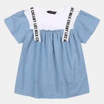 더데이걸 #NC서면점#무조건9900원@ 데님 블루 컬러는 시선을 끄는 흔치 않은 컬러감으로 #여름휴양지 에서 #바캉스룩 으로 꼭 코디!!해지청 오프숄더 블라우스 TGBL19F03