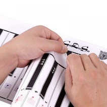 전자올겐 휴대용 방수 유연한 전자 피아노 키보드 연습 카드 88, 한개옵션0