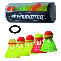 Speedminton Mix 5pk 스피더 튜브 Birdies for Speed 5종 포함. ​야외 게임용 배드민턴크로스민턴(SM031005)