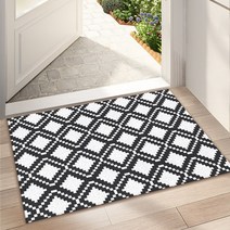 폴라도레 현관 코일매트 발매트 인테리어 북유럽 패턴 신발장 매트 발판, 8.픽셀스퀘어(60x90cm)