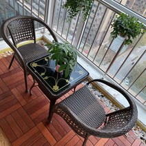 부부테이블 커피 프랜치 라탄 야외 카페 사이드 찻상 체리쉬 식탁 티, C타입-50잉크골드스퀘어테이블2와이드팔걸이