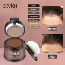세 해변용 헤어 라인 섀도우 파우더 컨실러 루트 커버 천연 인스턴트 컬러 방수 도구, CHINA, Grey