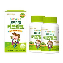 센트럴팜 닥터프로바 프리미엄 키즈징크 아연 60정 X 2개, 닥터프로바/키즈징크2개
